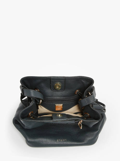 Bucket Bag S Tradition Leder Etrier Blauw tradition ETRA004S ander zicht 3